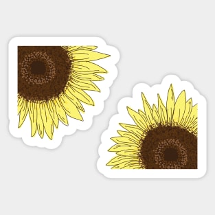 Sunflower Pattern Sticker